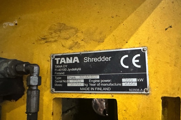 TANA 440 DT ECO Shredder